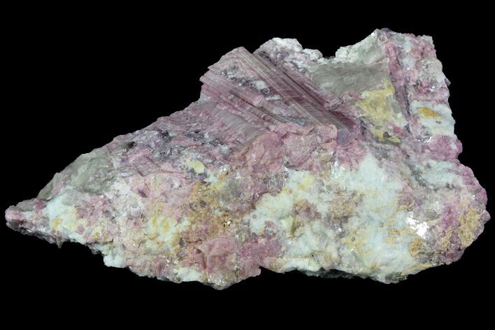 Pink Tourmaline (Rubellite) & Mica in Quartz - Namibia #115449